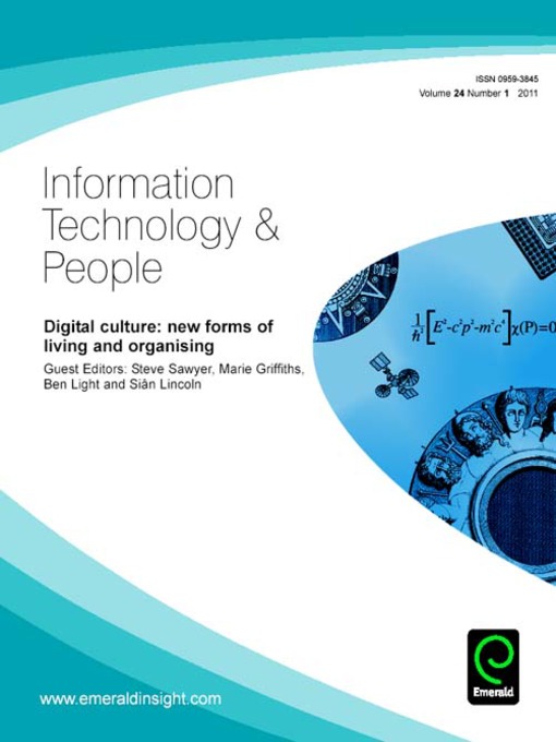 Title details for Information Technology & People, Volume 24, Issue 1 by Steve Sawyer - Available